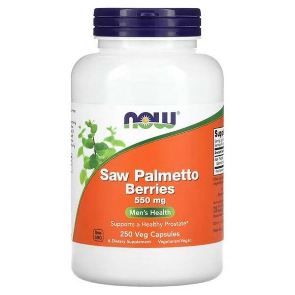 NOW Foods Saw Palmetto Extract for Men's Health - 550mg, 250 Capsules