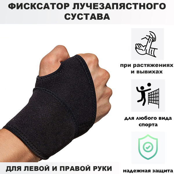 Wrist Brace Support: Elastic Compression Bandage