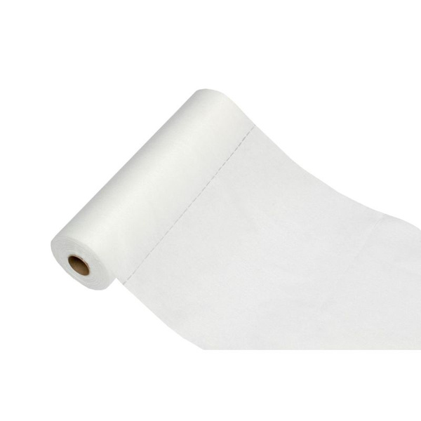 Bulk Spunlace Wipes, White, 30x20cm Rolls (100ct)