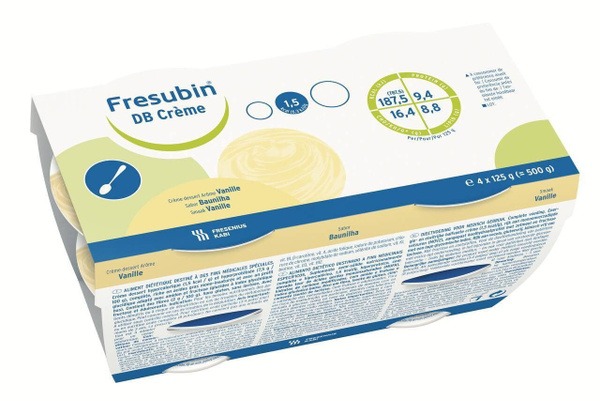 Fresubin Diabetes Vanilla Cream, 4 x 125g (188kcal)