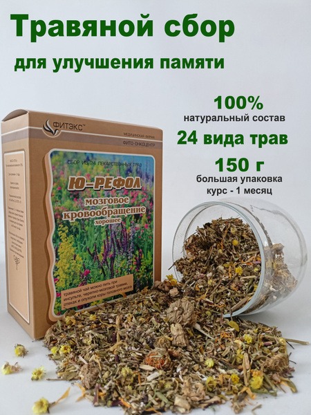 Herbal Blend for Brain Circulation &amp; Memory Improvement: Yu-Refol #14
