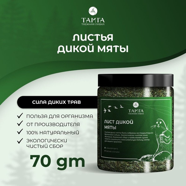 Wild Mint Herbal Tea (70g) - TAMGA