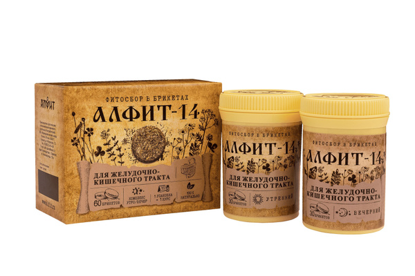 Alfit-14 Herbal Supplement for Digestive Health (60 Packs)