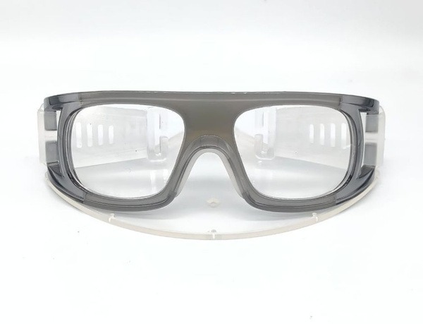 Safety Glasses +5.50 PD (62-64mm), Gray, w/ Case: Sports & Work