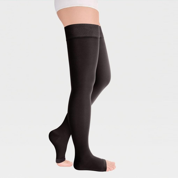 Idealista Compression Stockings (Black, 20-30 mmHg, 2 Pack)