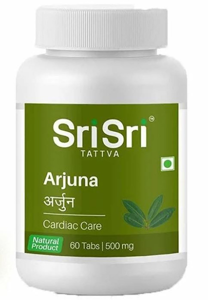 Sri Sri Arjuna Heart Tonic: Blood Quality &amp; Bleeding Support (60 Tablets)