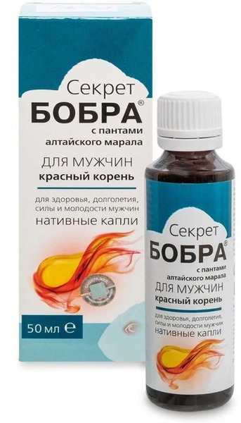 Altai Maral Antler &amp; Beaver Extract: 50ml Drops for Men's Health
