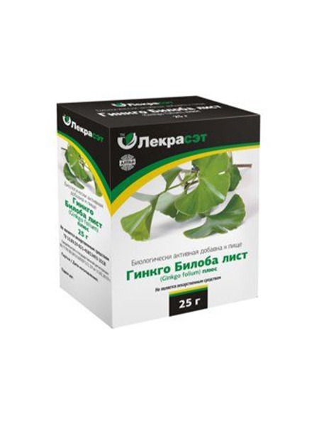 Ginkgo Biloba Leaves 25g - Lekraset