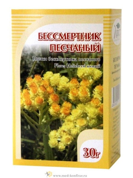 Helichrysum arenarium Flowers 30g, Horst