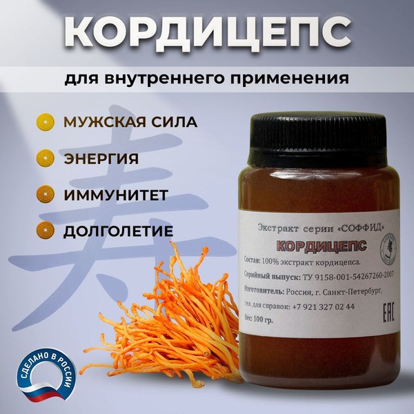 Cordyceps & Sophora Extract: Boost Immunity, Brain, Metabolism & Heart Health (100g)