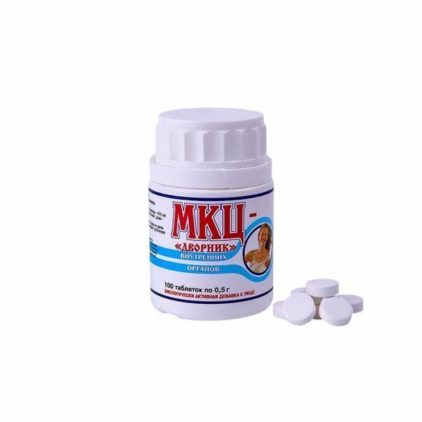 MKTS Dvornik Detox Tablets: 100 Tablets for Cleansing &amp; Toxin Removal