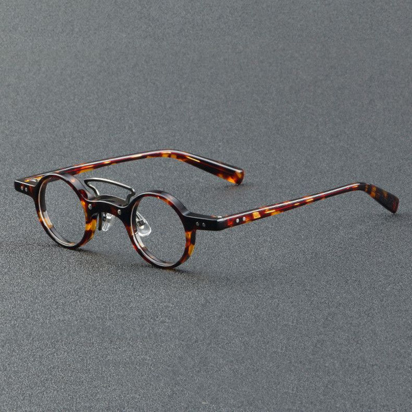 Vintage Round Acetate Men's Glasses (Women's Frame Style)