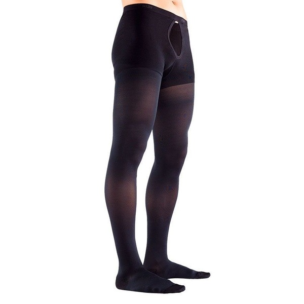 Black Matte Compression Stockings, 20-30mmHg, 1 Pair