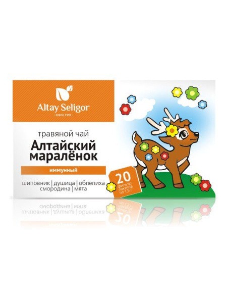 Altai Maralenok Herbal Tea: 20 Filter Bags