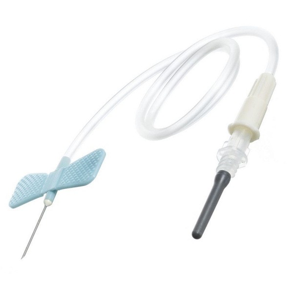 Blue Butterfly Needle 23G x 3/4" (19cm) with Luer Adapter (100/Box)