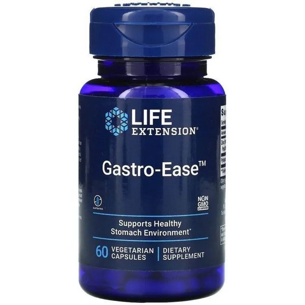 Zinc L-Carnitine &amp; Gastro-Ease Support - 60 Capsules