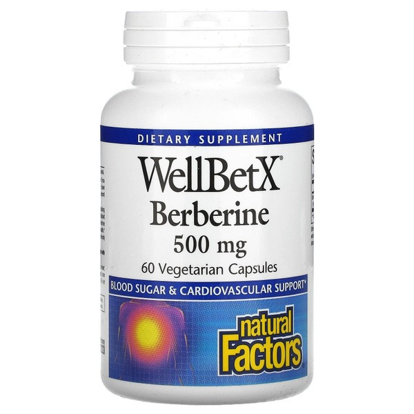Berberine 500mg Supplement - 60 Vegetarian Capsules