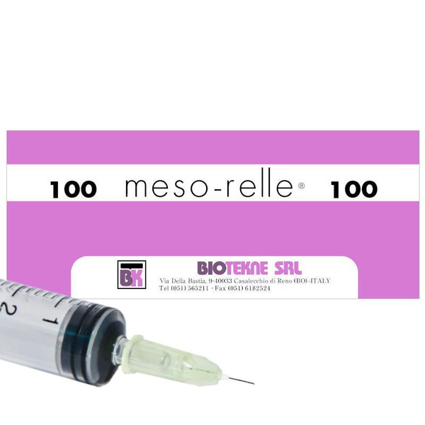 Meso-relle 30G Sterile Disposable Mesotherapy Needles (0.30x6mm, 100ct)