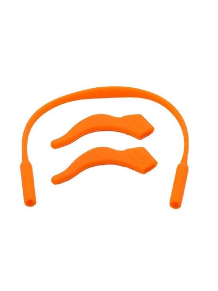 Silicone Orange Kids' Glasses Retainer and Stoppers