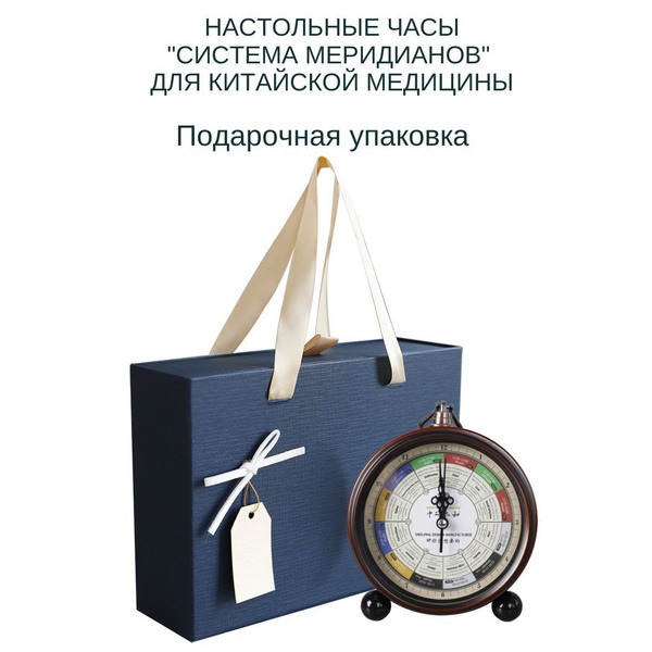 Meridian System Desk Clock: Acupuncture & TCM Gift