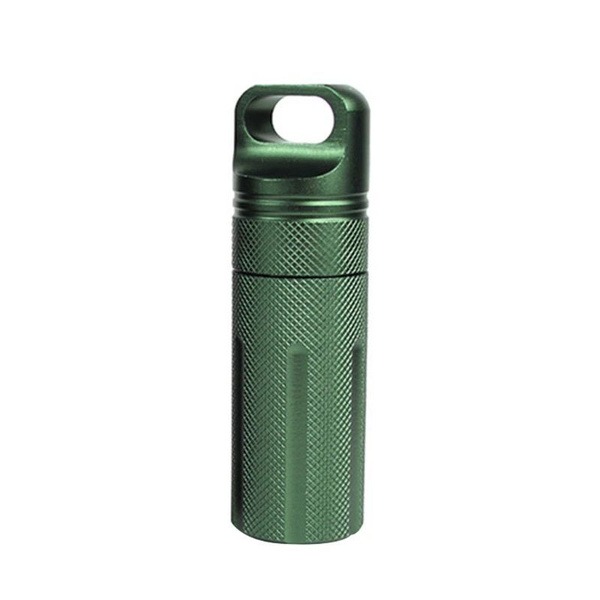 Waterproof Survival Kit Container: Green