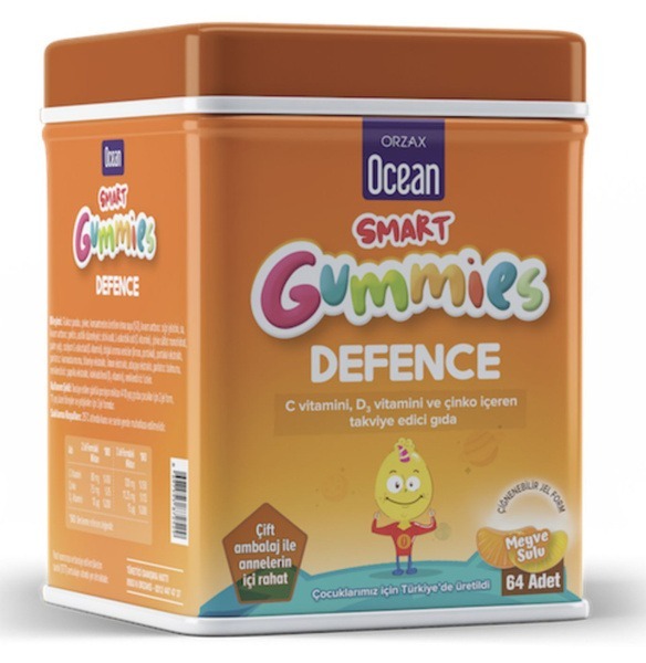 Kids' Immunity Gummies: 64 Delicious Vitamins (Turkey)