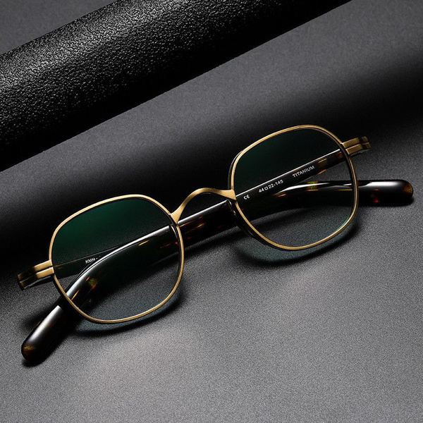 Pure Titanium Japanese Kame Mannen 132mm Eyeglass Frame