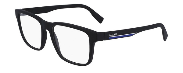 Lacoste L2926 002 Black Square Plastic Men's Eyeglass Frames