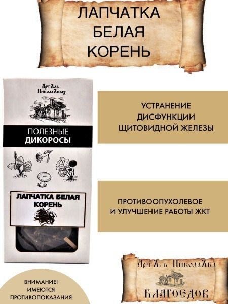 White Potentilla Root: Thyroid Support &amp; Anti-Cancer Properties, 50g