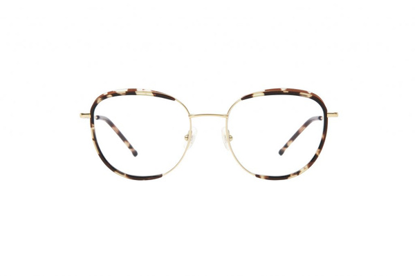GIGIBARCELONA ABRIL Gold Medical Eyeglass Frames