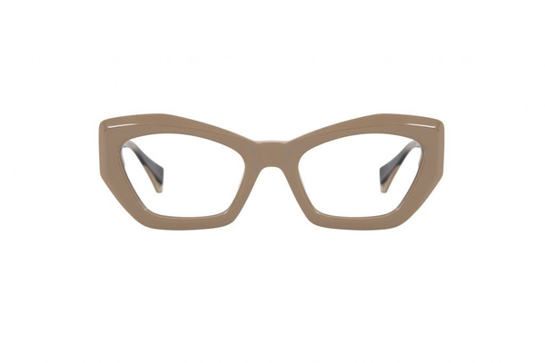 GIGIBARCELONA KIRA Beige Medical Eyeglass Frames