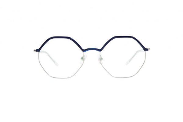 GIGIBARCELONA ESTELLE Blue Medical Eyeglass Frames