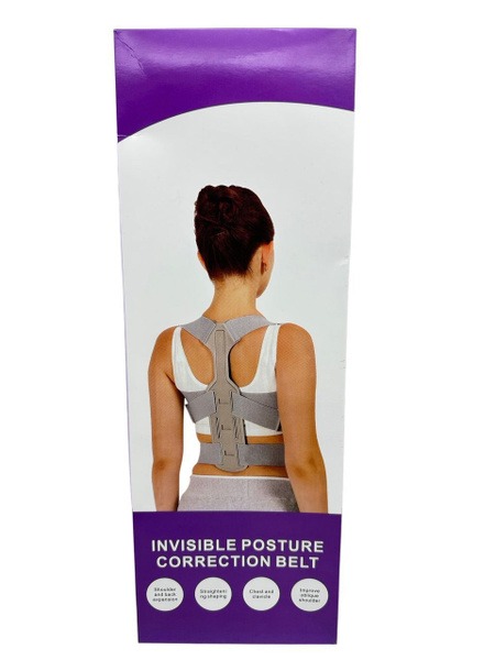 Invisible Posture Corrector: Back Support Brace, Size Large