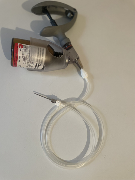 Flexible Animal Vaccination Extension Tube (0.75m), Luer-Loc