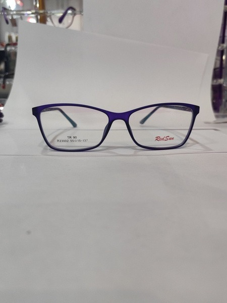 Purple Women's Eyeglass Frames with Case - Red Sun Brand