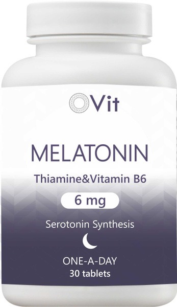Melatonin with B1 & B6 Vitamins - 30 Tablets
