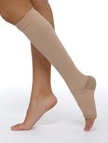 Cream Compression Stockings, Class 1, 1 Pair