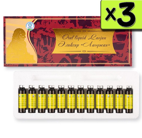 Lao Zhan Elixir: Boost Immunity, Fight Viruses, &amp; Live Longer (3-Pack)
