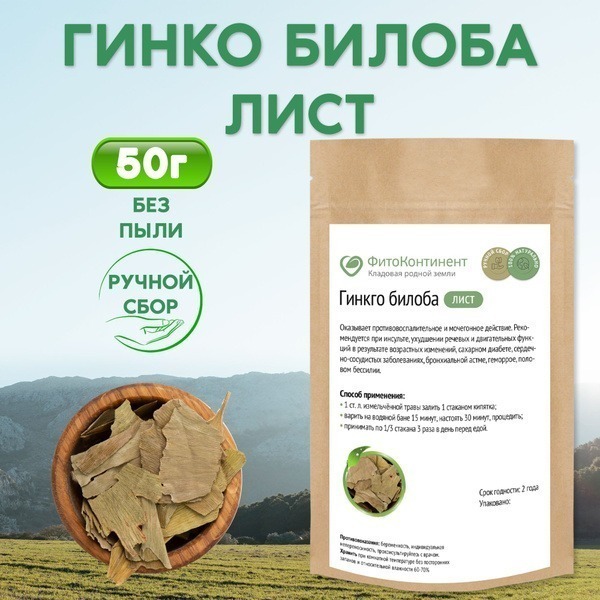 Ginkgo Biloba Leaves: 50g Herbal Tea