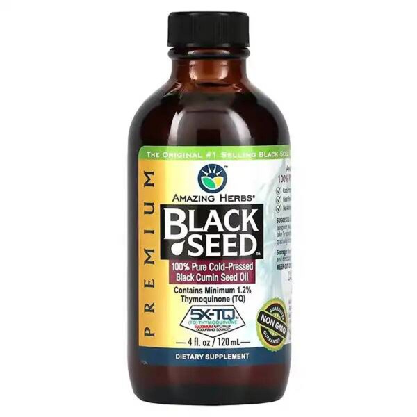 Black Seed Oil Supplement - 120ml (Amazing Herbs)