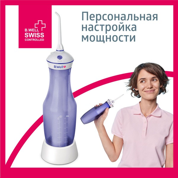 B.Well TH-917 Portable Oral Irrigator: 4 Modes, 280ml Reservoir