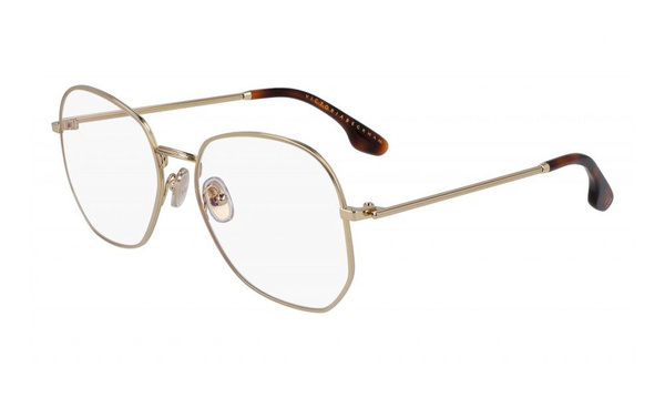 Victoria Beckham VB2101 714 Gold Metal Panto Sunglasses