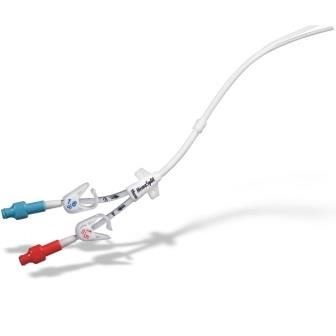 Dual-Lumen Long-Term Dialysis Catheter (14.5F, 280mm, Curved)