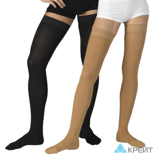 Black Compression Stockings, Class 1 Compression - Tonus Elast