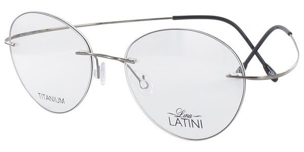 Men's Titanium Eyeglass Frames Lina Latini 68530-C13