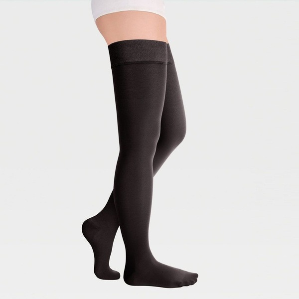 Black Compression Stockings, Class 2 Compression - Ecoten