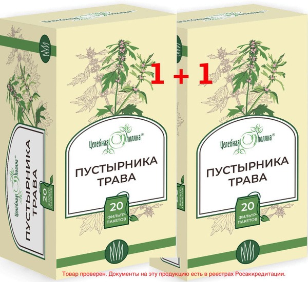 Motherwort Herbal Tea Bags (2 x 20 Count) - Phyto Blend