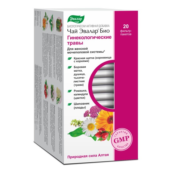 Evalar Bio Gynecological Herbal Tea Bags (20 Count)