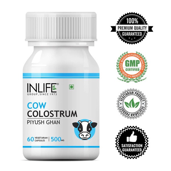InLife Cow Colostrum Capsules (60 x 500mg)