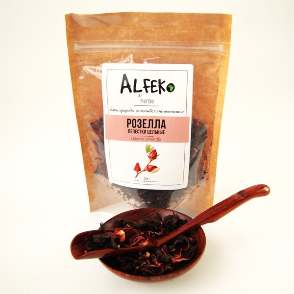 Organic Hibiscus Sabdariffa Flowers (Roselle) - 50g